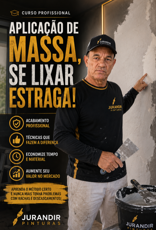 Aplicação de Massa — Se Lixar Estraga!